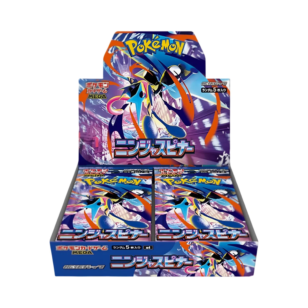 Pokémon M4 Ninja Spinner Booster Box Display Japonais Neuf Scellé