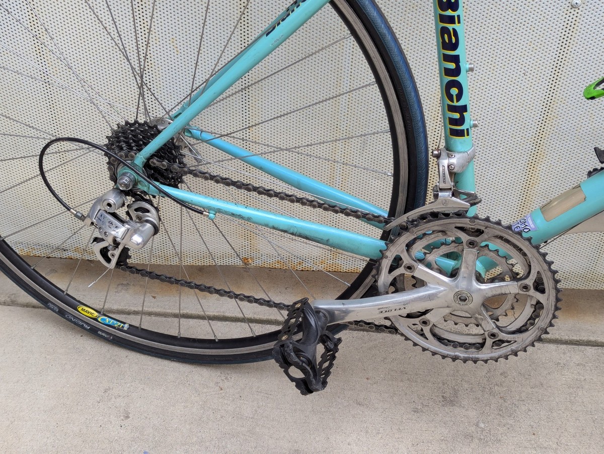 Rare Bianchi Veloce Reparto Corse Campy Bike 46cm Italy LOS