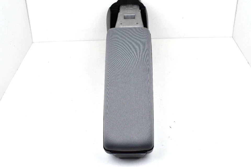 2014-2017 Fiat 500L Center Console Gray Cloth Armrest Lid Storage OEM - Image 2 of 4