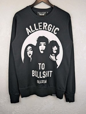 Killstar Men's Gothic Graphic Print Dark Casual Sweatshirt Size S