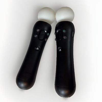 Sony PlayStation VR Move Motion Controllers CECH-ZCM2E Lot of 2 For PS4 & PS5