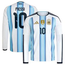 Argentina Home 2026 Soccer Jersey Adidas Messi Long Sleeves