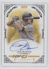 2022 Onyx Vintage Extended Auto Blue Ink /400 Jase Bowen #VAJA Auto 4z8