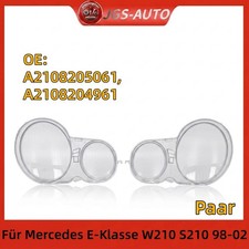 2x Scheinwerfer Streuscheibe Klar Für Mercedes E-Klasse W210 S210 1998-2002 2x Scheinwerfer Streuscheibe Klar Für Mercedes E-Klasse W210 S210 1998-2002