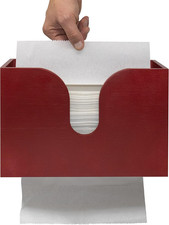 Bamboo Paper Towel Dispenser, Paper Towel Holder Wall Mount Countertop for Kit