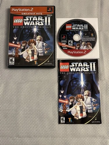 LEGO Star Wars II 2: The Original Trilogy PlayStation 2 PS2 COMPLETE CIB TESTED!