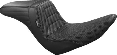 Le Pera Kickflip Track Pleat Seat fits 2018-2025 Harley Softail Low Rider FXLRST