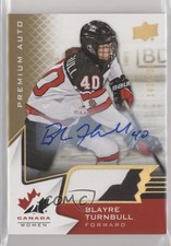 2020 Team Canada Juniors Women's WC Autos /199 Blayre Turnbull Patch Auto 0t5c