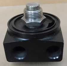 Canton Racing 90* Rotating  Remote Oil Filter Adapter,  ALuminum, Ford 429-460