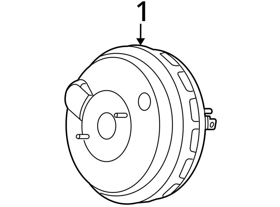Power Brake Booster ABS And Dynamic Stability Control Fits 10-13 MAZDA 3 2515606 Foto 4 de 4