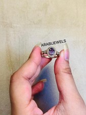 Oval Cut Alexandrite Ring 925 Sterling Silver Gift For Her Edwardian Ring.