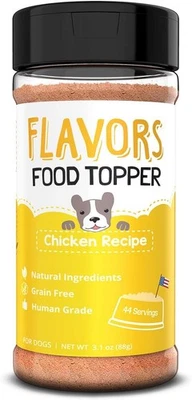 BEAUMONT BASICS Flavors Food Topper for Dogs, Chicken Recipe, 3.1-Ounce