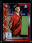2022 Bowman Chrome UEFA U21 Tibo Persyn Orange Refractor Error 1st #50/75