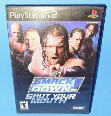 WWE SmackDown: Shut Your Mouth (Sony PlayStation 2, 2002) NICE DISC