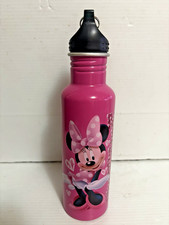 Disney Minnie Mouse Stainless Steel Water Bottle 11" Love Minnie Fast Shipping