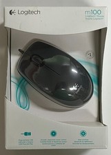 Logitech M100 Corded Mouse   Wired USB Mouse NEW, SEALED, SHIPS FREE 
