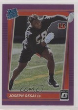 2021 Panini Donruss Rated Rookie Optic Holo Purple Preview Joseph Ossai 0q84