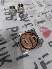 Aqua Computer chipset cuplex/parts tops plates job lot/ But are usable/