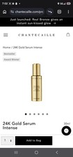 Chantecaille 24k Gold Serum Intense 30 Ml/ 1.01 Fl Oz Msrp 450 NIB Sealed