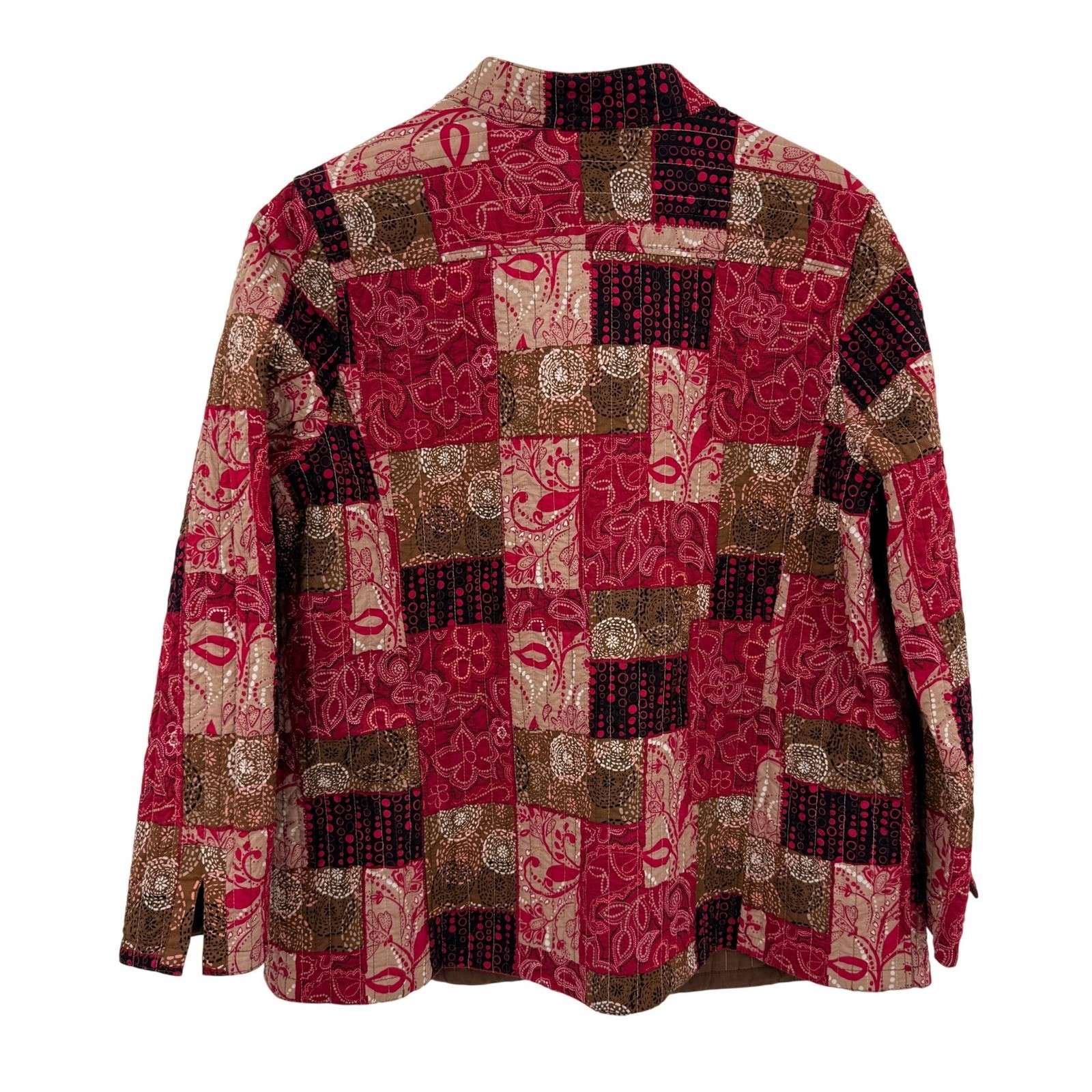 Reversible Handmade Quilted Patchwork Jacket | Bo… - image 3