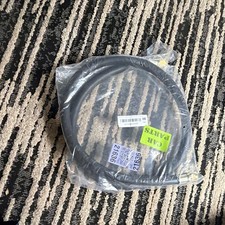 Black rubber hose with solid brass fittings