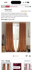 84 Inch Curtains Set 2 Panels Velvett