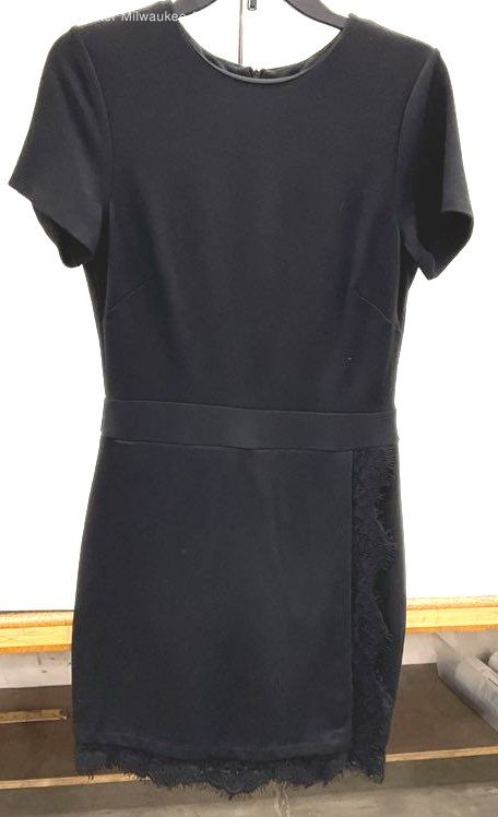 French Connection Women's Black Solid Mini Short … - image 1