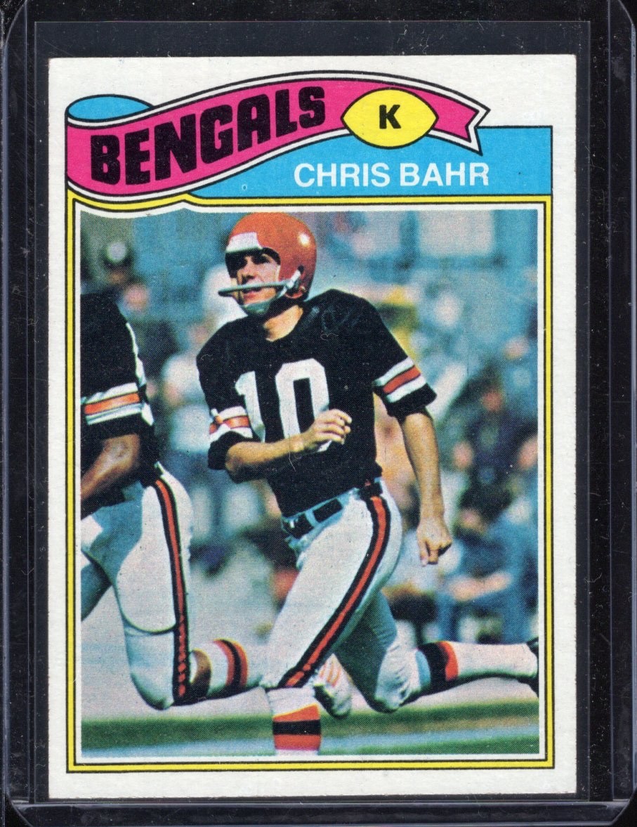 1977 Topps #311 Chris Bahr Rookie EX-MT , Free Shipping