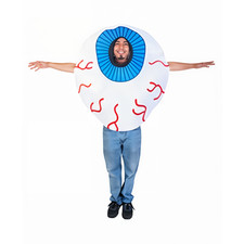 Funny, Red-Eye Adult Costume, Halloween