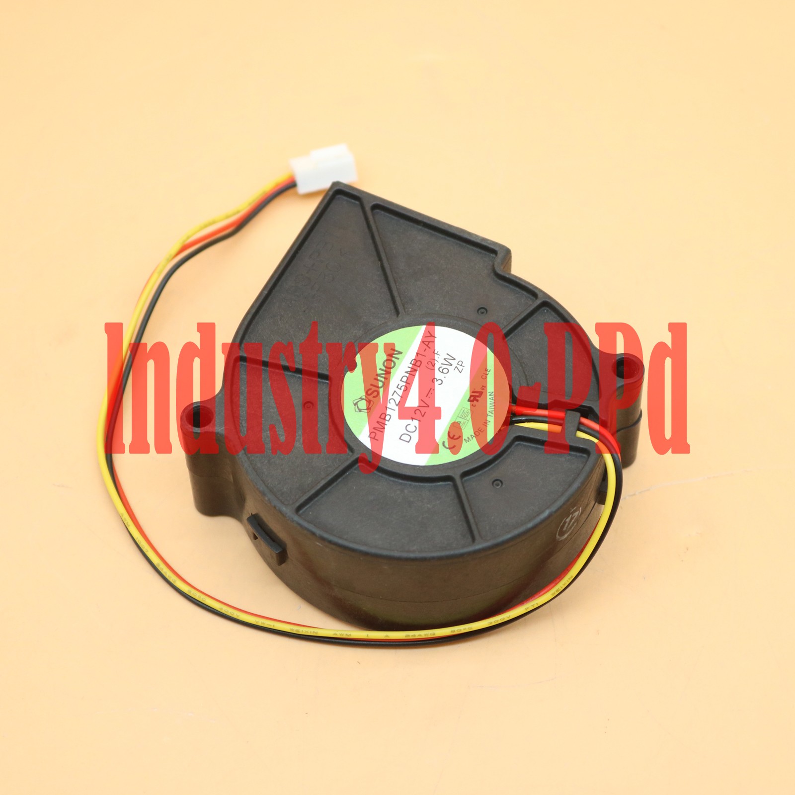 FOR SUNON PMB1275PNB1-AY 12V 3.6W 7CM 7530 2-wire Turbo Blower Cooling Fan#XR