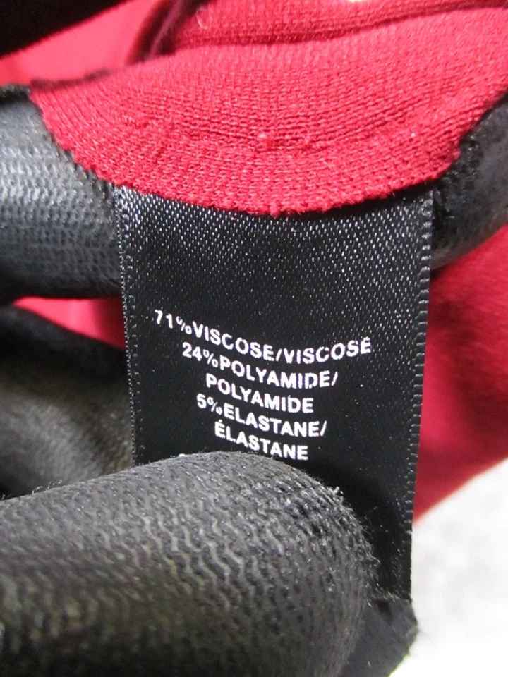 Lafayette 148 New York Dress Womens 10 Red Blouson - Image 4 of 4