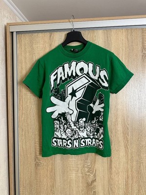 FAMOUS STARS AND STRAPS Monster City Travis Barker T Shirt Mens Size S
