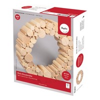 Rayher Bastelpackung Holz RundstäBe - 99 Teile Diy HolzstäBe Dekorationsmaterial