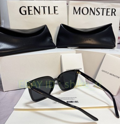 GentleMonster New Her 01 Unisex Sunglasses Oversized Black Frame
