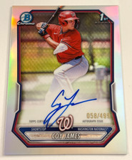 Coy James 2026 Bowman Chrome Refractor AUTO On Card Autograph 1st RC Card /499