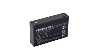 EUROPOWER Akumulator 6V EP 7Ah żywotność: 6-9 lat