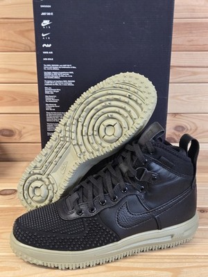 Size 8.5 - Nike Men's Lunar Force 1 Duckboot Black Neutral Olive DZ5320-001