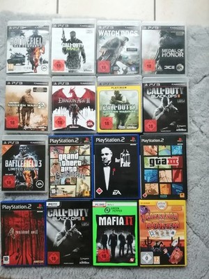 FSK 18 Games - PS2 PS3 PC Spiele ohne Jugendfreigabe - Zustände gut bis sehr gut