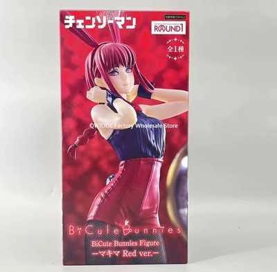 Original Genuine FuRyu BiCute Bunnies Chainsaw Man 30cm Makima Red