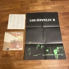 LED ZEPPELIN II ATLANTIC P10101A JAPAN  ORIG 1976 POSTER LYRICS LP NM/NM no-OBI