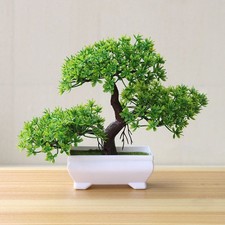 Artificial Tree Bonsai Simulation Plants Pot Plants for Garden Table Home Room B