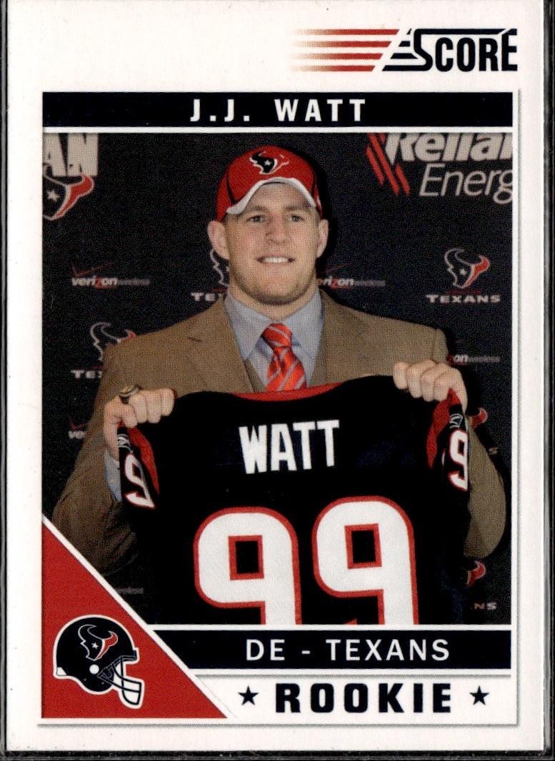 2011 Score #340 J.J. Watt Rookie Card M13