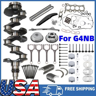 G4NB Engine Overhaul Rebuilding Kit For Hyundai Elantra Mistra KIA Forte K4 1.8L