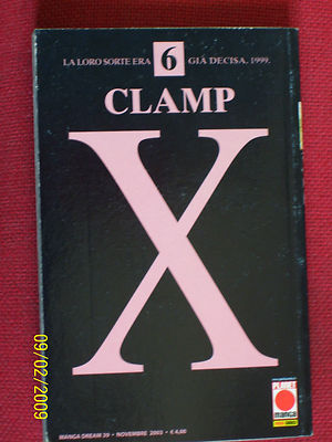 X CLAMP -their fate was already decided-No. 6-SOLD OUT-MANGA PANINI COMICS