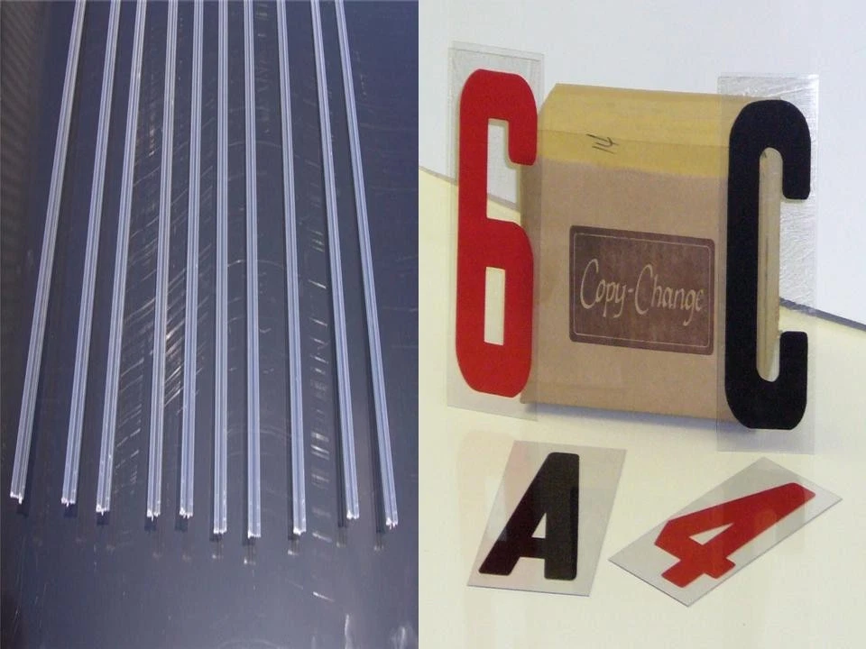 SIGNS LETTERS MORE Marquee 6" Condensed Letters & 10 Sign Track-Rail Kit