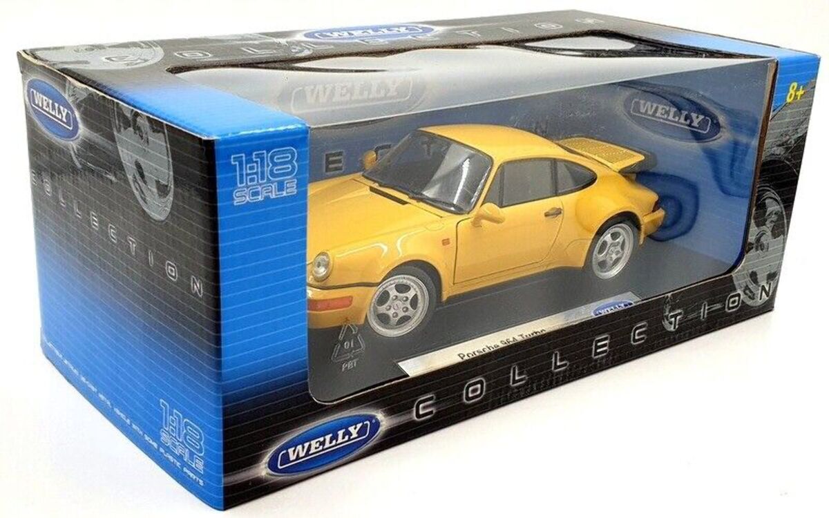 Welly 1989 Porsche 911 (964) Turbo 3.6 Yellow 1:18 | eBay Welly 1989 Porsche 911 (964) Turbo 3.6 Yellow 1:18 | eBay