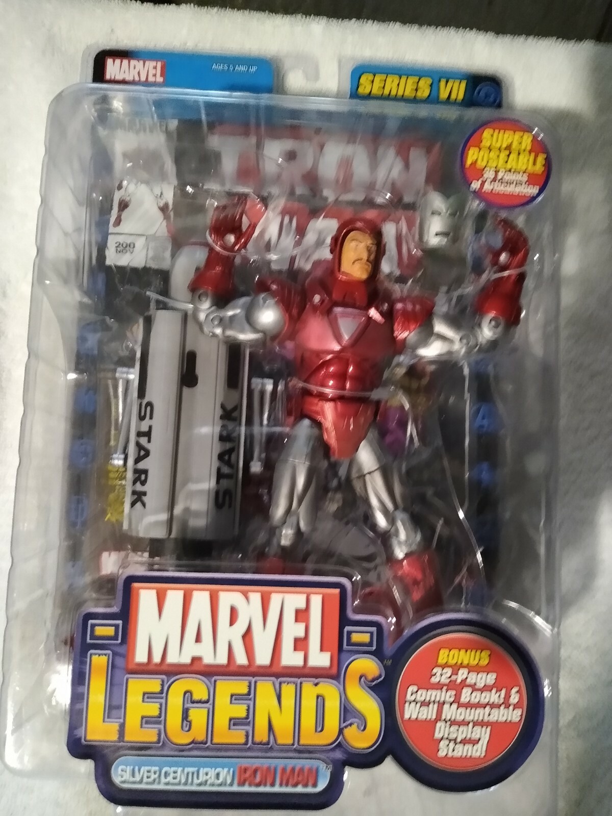 marvel legends silver centurion iron man