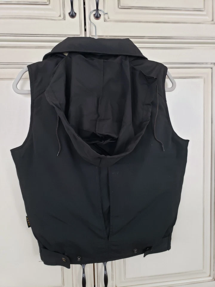 De Colección Pacific Trail Down Chaleco Invierno Puffer Negro Chaleco Talla 16 Cremalleras Broches de presión Foto 3 de 4