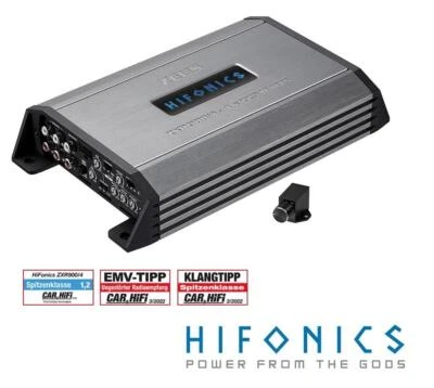 HIFONICS ZXR900/4 Class D Digital 4-Kanal Verstärker 900 Watt mit Fernbedienung - Bild 1 von 4