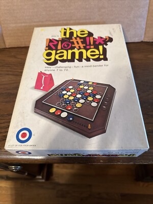 Vtg 1971 Entex Board Game THE (EXPLETIVE) GAME Counter Point Quaro RARE COMPLETE